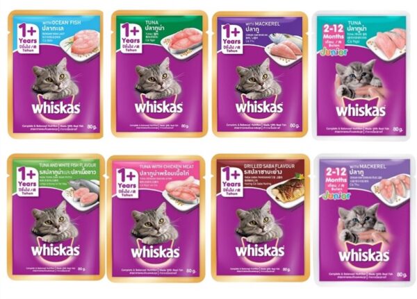 Pate Whiskas - Sốt cho mèo (> 1 tuổi) 80g