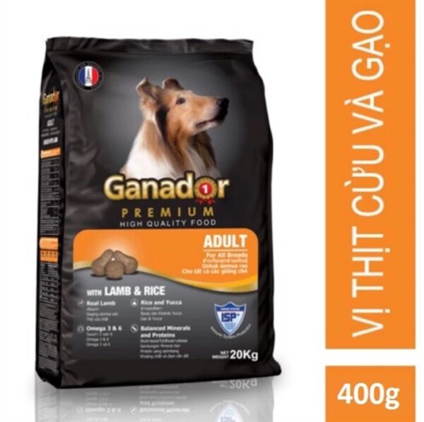 Ganador chó lớn vị CỪU 400g