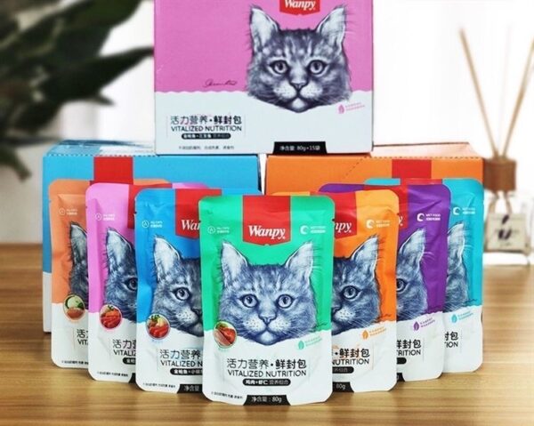 Pate cho Mèo Wanpy 80g - mọi lứa tuổi