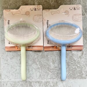 Lược bầu dục đơn sắc cán sóng size To