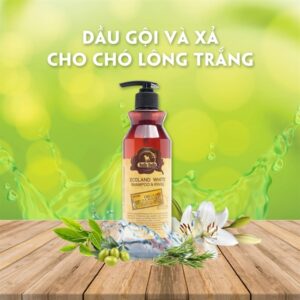 Dầu gội và xả chó lông trắng Budle'Budle
