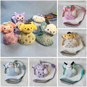 Đại ngực hoạ tiết gắn thú bông 1.5cm