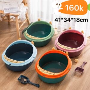 Khay vệ sinh thành lỗ kèm tai cho mèo 41*34*18cm (MS009)