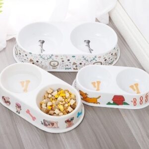 Bát nhựa đôi họa tiết đế bằng 25*15cm