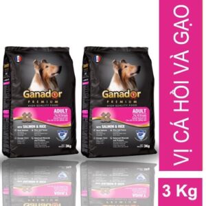 Ganador Chó Lớn Vị Cá Hồi 3kg