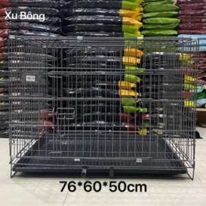 Lồng vân đá gấp gọn size L-75*45*55cm