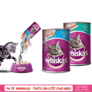 Pate Whiskas - Sốt cho mèo (>1 tuổi) - 400g