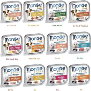 Thức ăn hỗn hợp pate cho chó Monge 100g