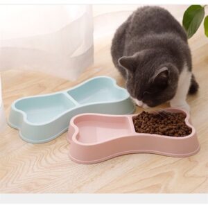 Bát nhựa đôi hình xương 24*13cm