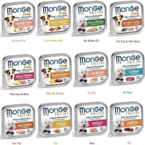 Thức ăn hỗn hợp pate cho chó Monge 100g
